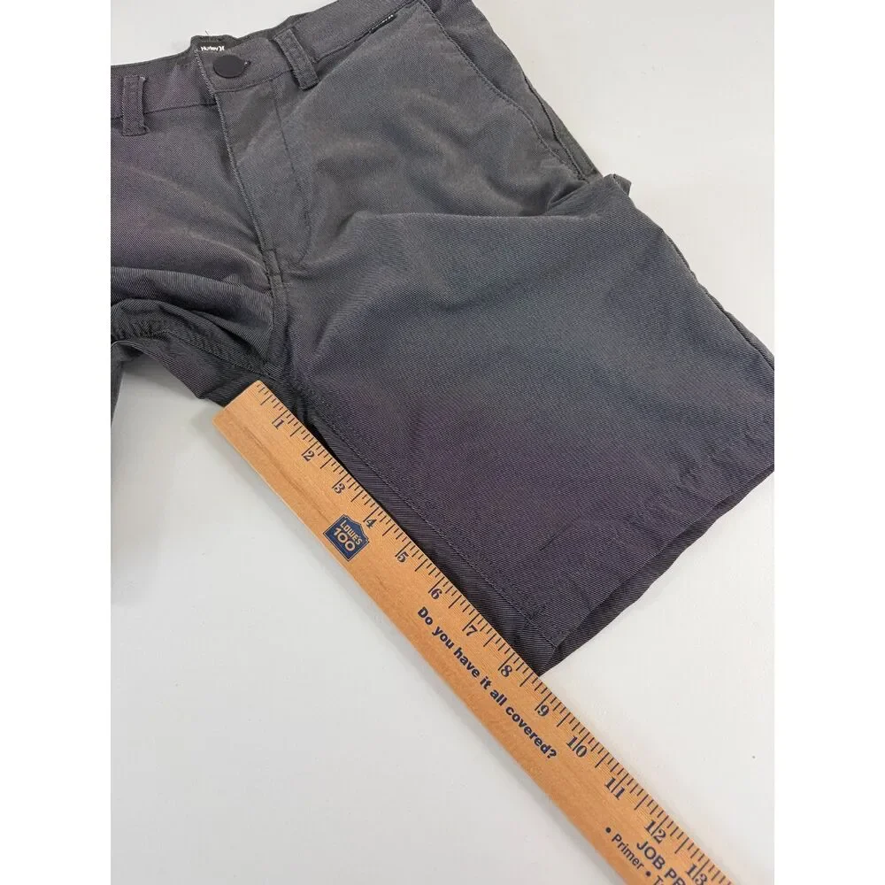 Hurley Boys Dark Gray Shorts Size 14